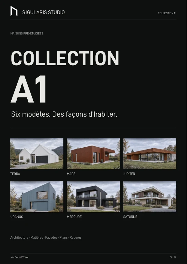Couverture du catalogue S1GULARIS A1