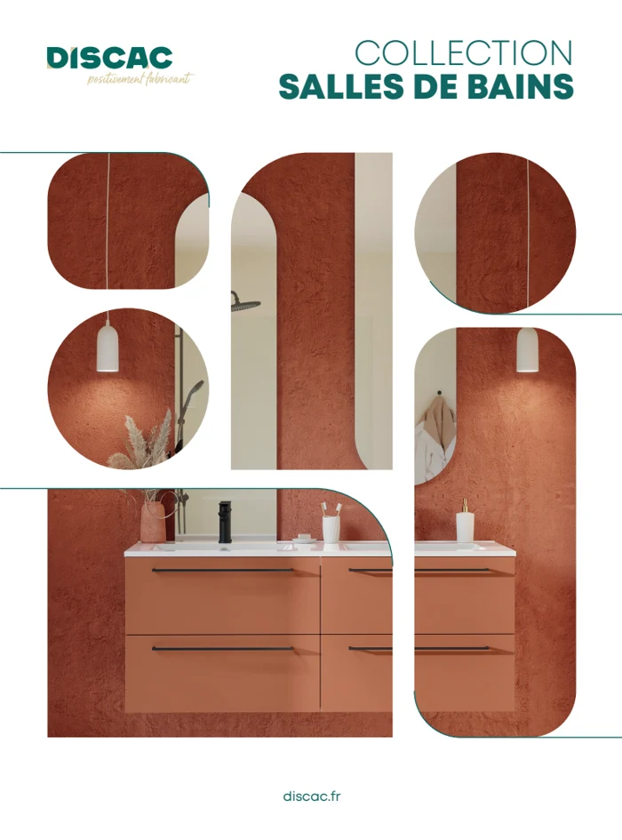 Couverture du catalogue DISCAC — Collection salles de bains 2025
