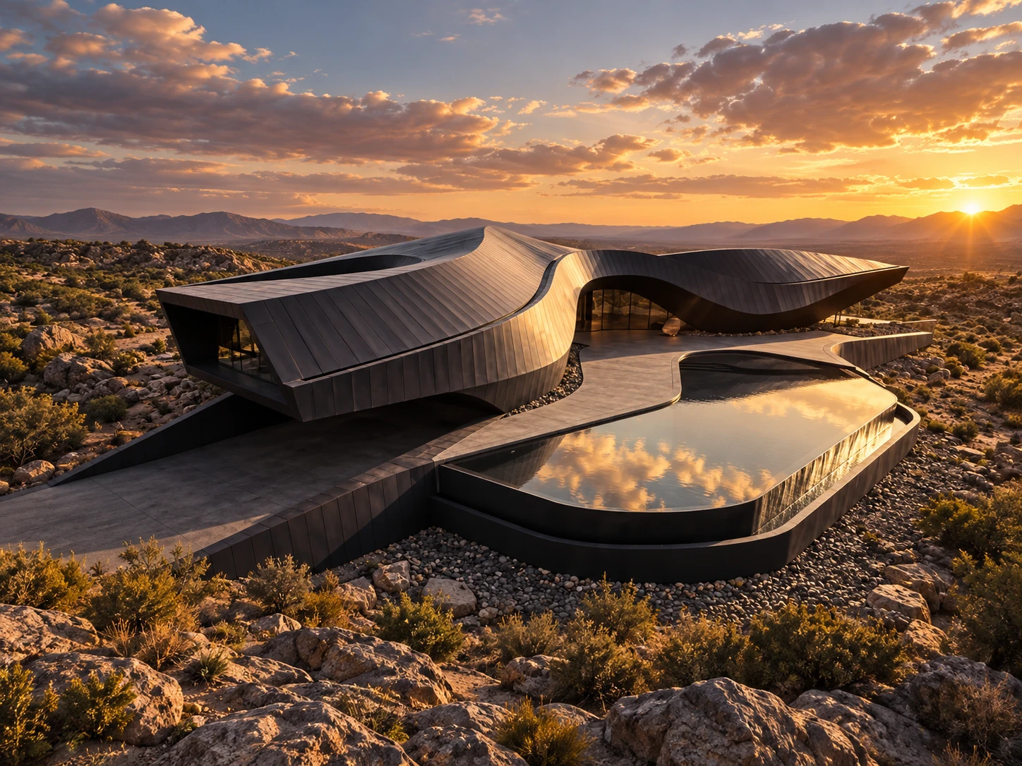 Concept architectural Bugatti
