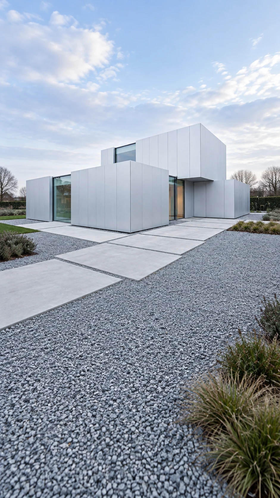 Inspiration architecturale : maison contemporaine aux lignes épurées