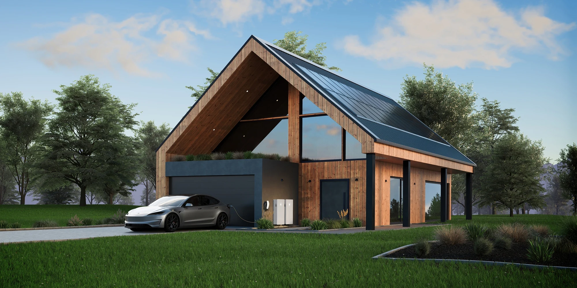 Maison solaire Tesla
